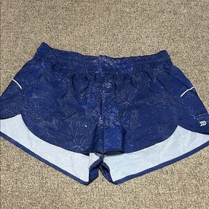 All in Motion Navy Floral Women's Athletic Shorts